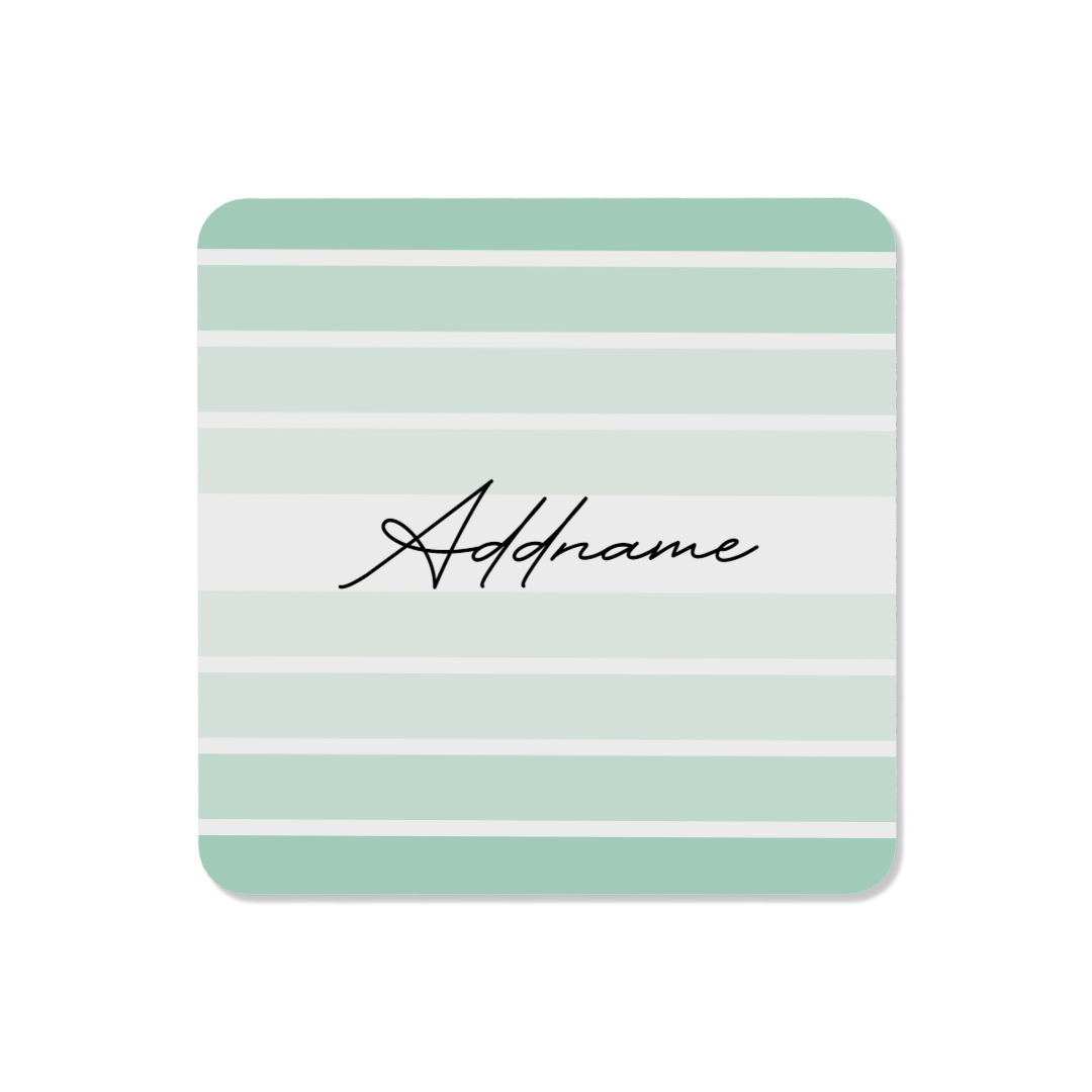 Fading Stripe Turquoise- Coaster