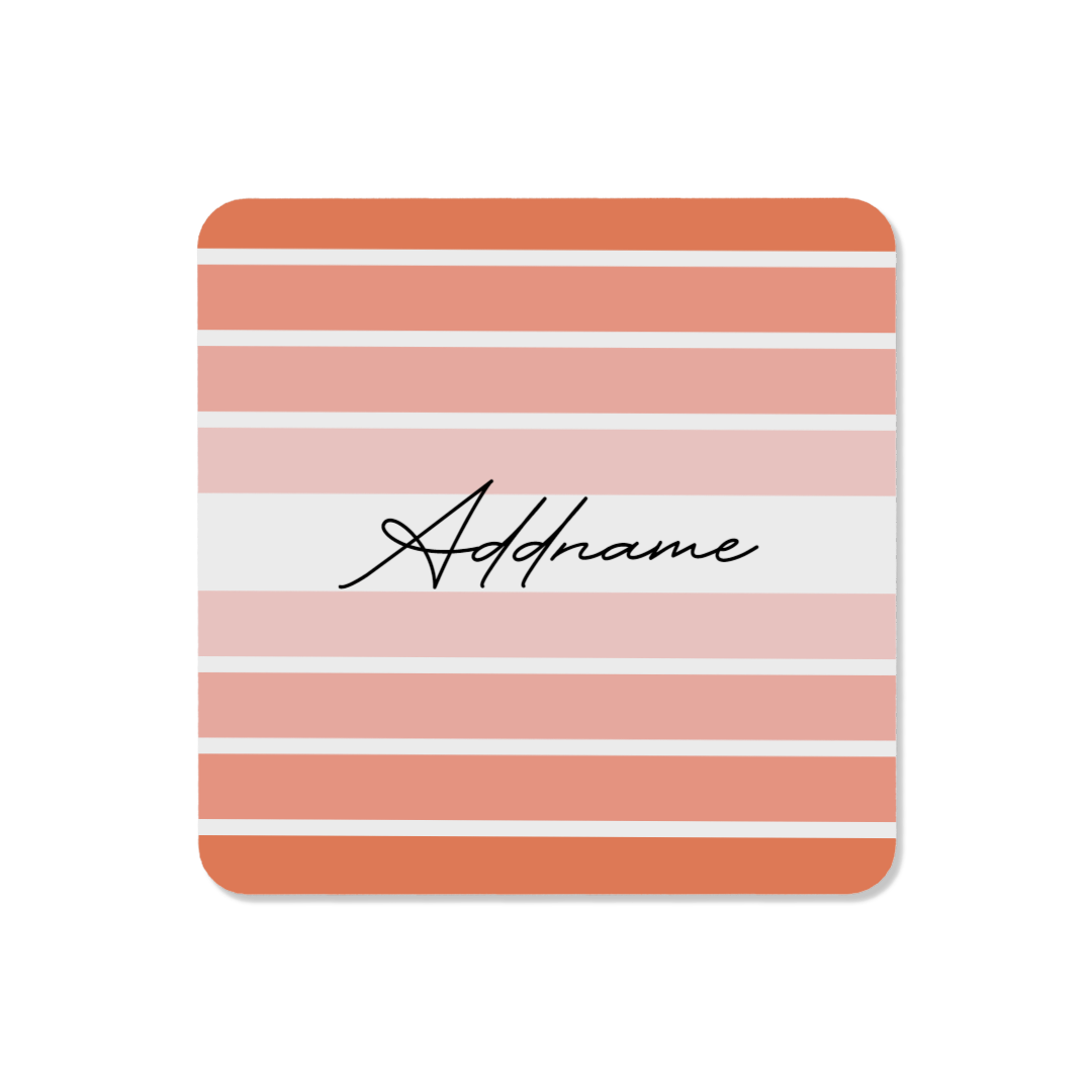 Fading Stripe Orange - Coaster