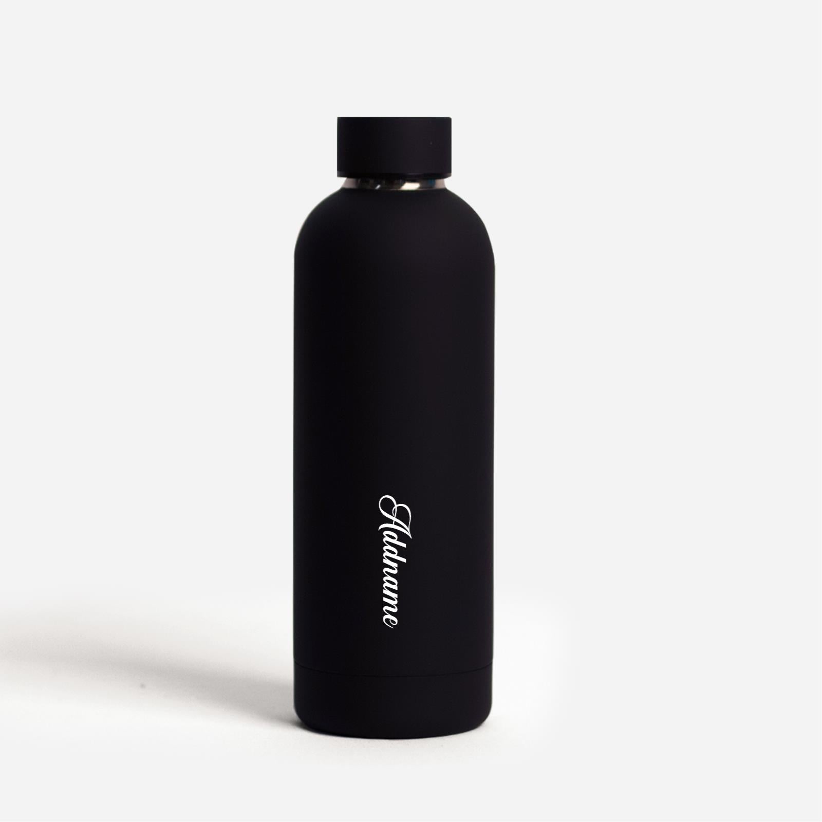 Petite - Black Mizu Thermo Water Bottle