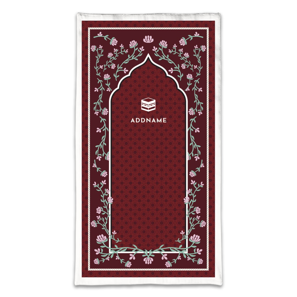 Dang Anum Series - Ancient Maroon Prayer Mat