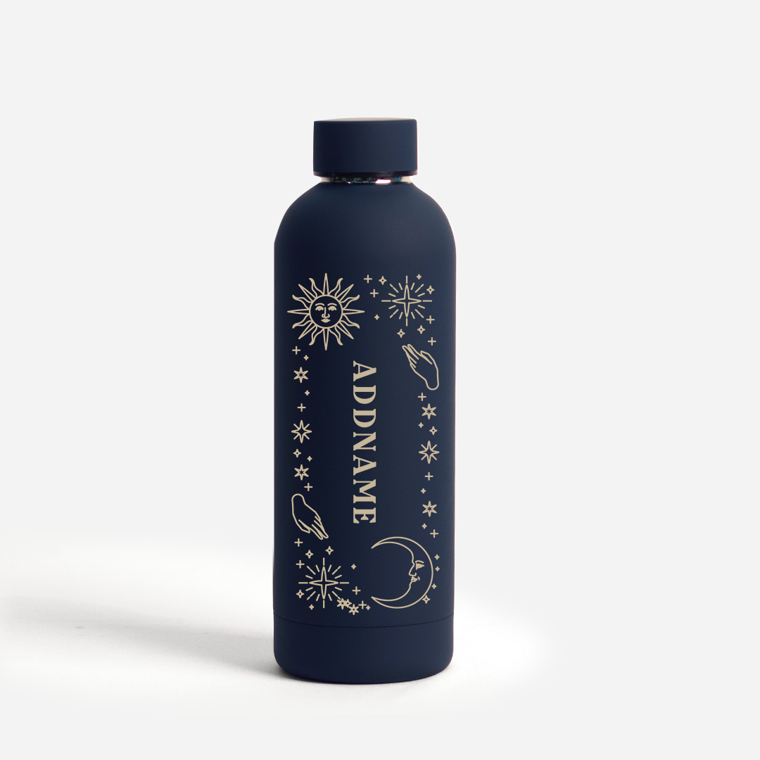 Glamour Celestial - Navy Mizu Thermo Water Bottle