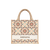 Moroccan Series - Geo Brown Jute Bag