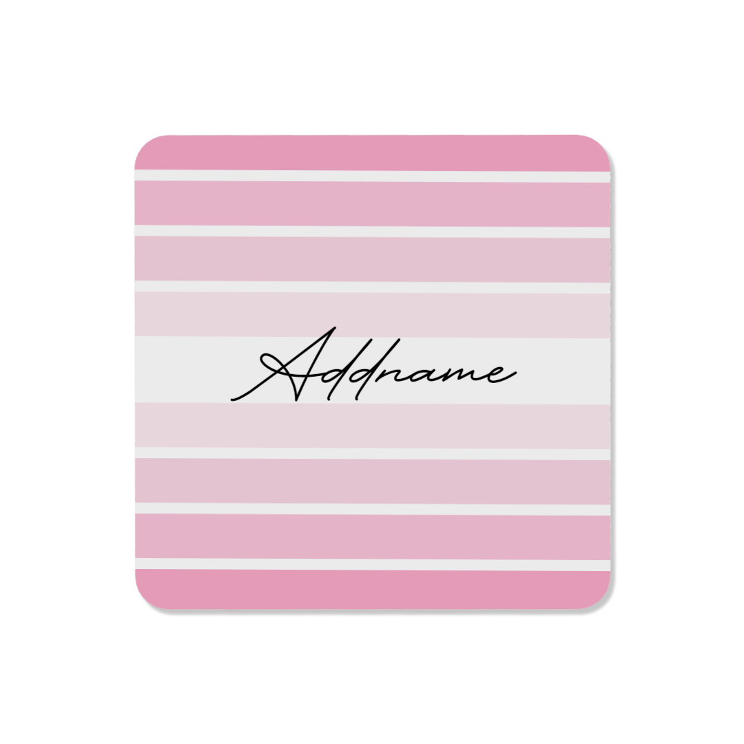 Fading Stripe Pink - Coaster