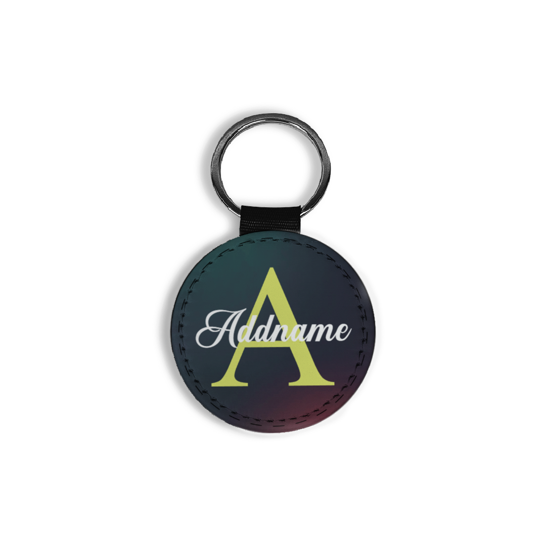 Charmant Series Light Lime - Round Keychain