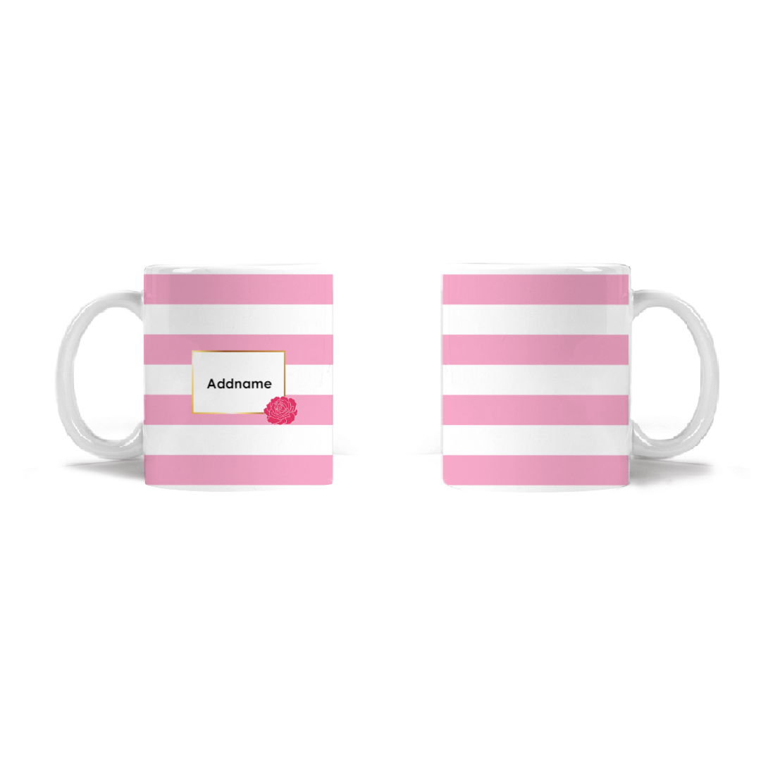 Awning Stripe Pink - Mug