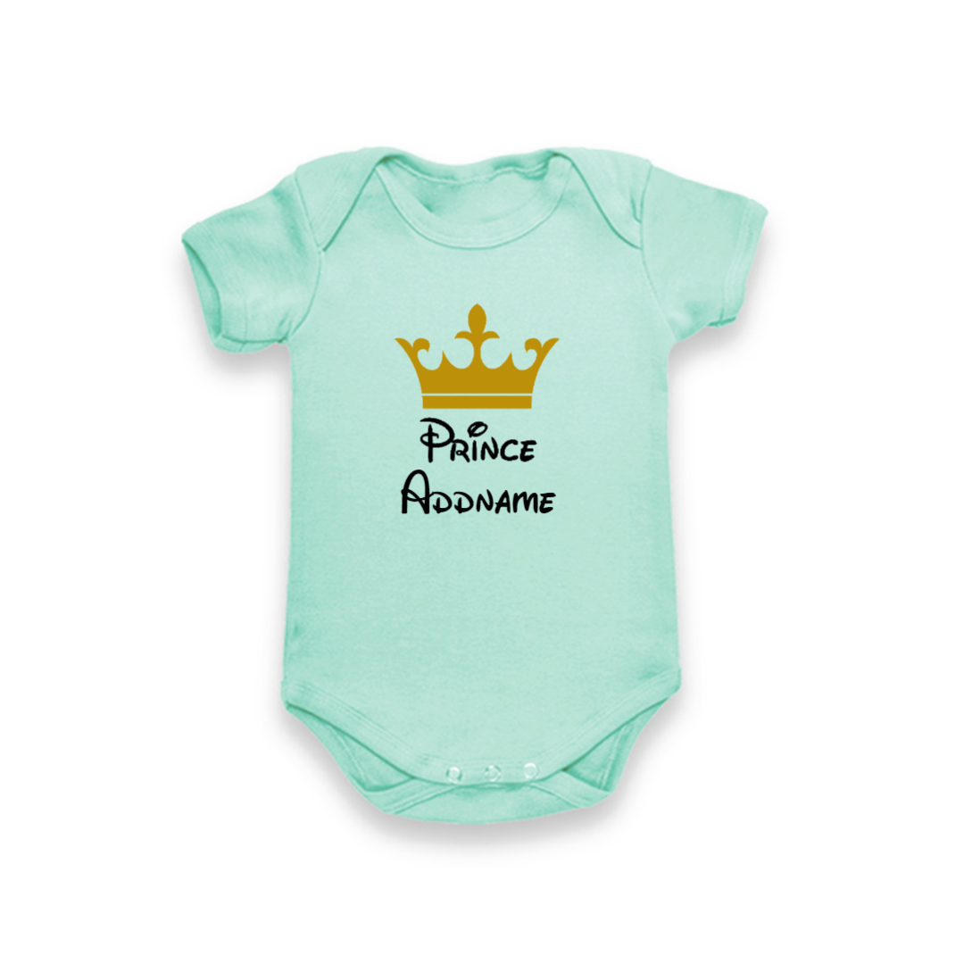 Royal Prince with Crown - Baby Romper