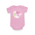 Pink Unicorn On Rainbow with Baby - Baby Romper