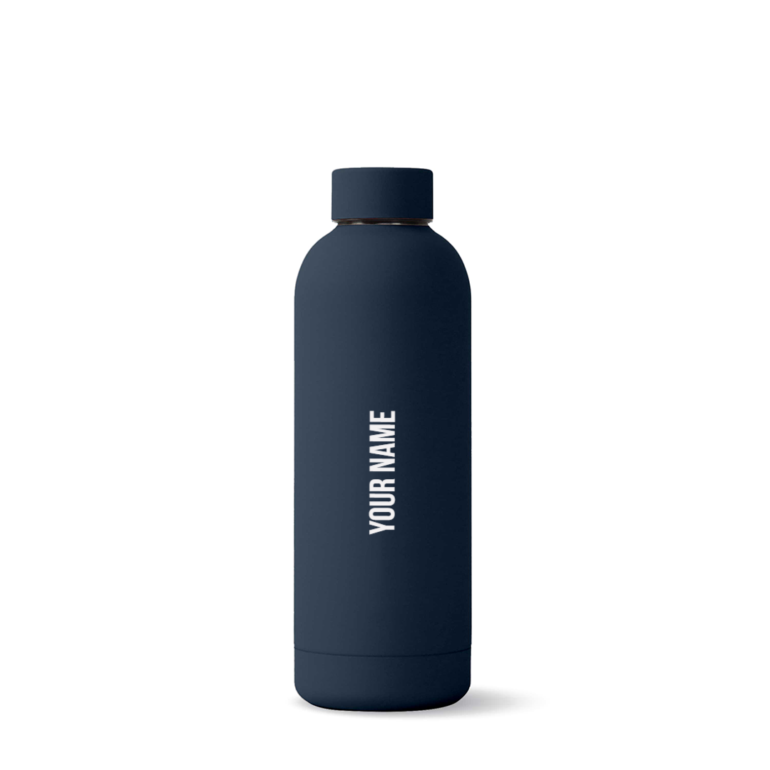 Vertical Classic - Navy Mizu Thermo Water Bottle