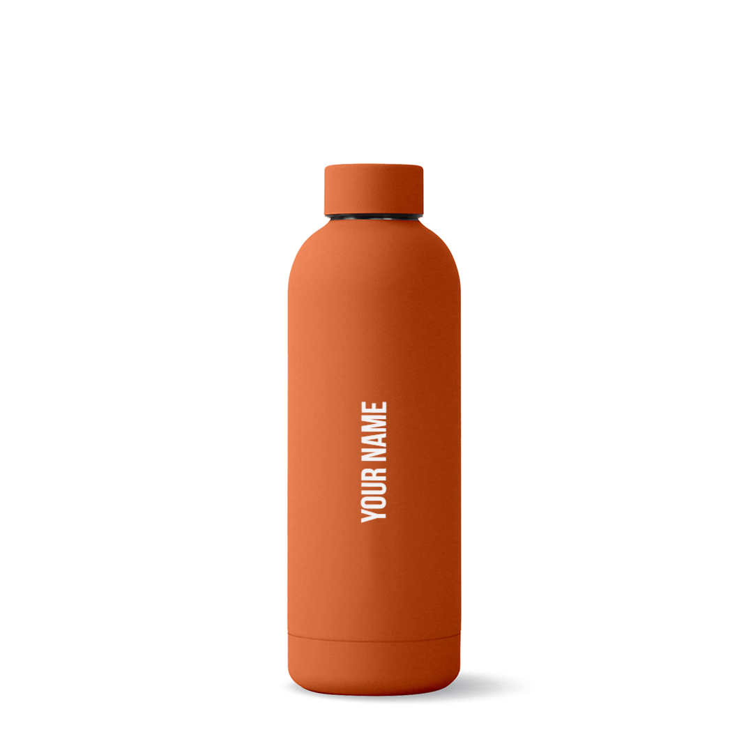 Vertical Classic - Orange Mizu Thermo Water Bottle