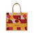 Red Lunar Blessing Series - Natural Tote Bag