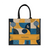 Navy Lunar Blessing Series - Black Tote Bag