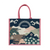 Navy Fortune Garden Series - Light Pink Tote Bag