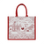 Ancient Series - Red Zipper Tote Bag
