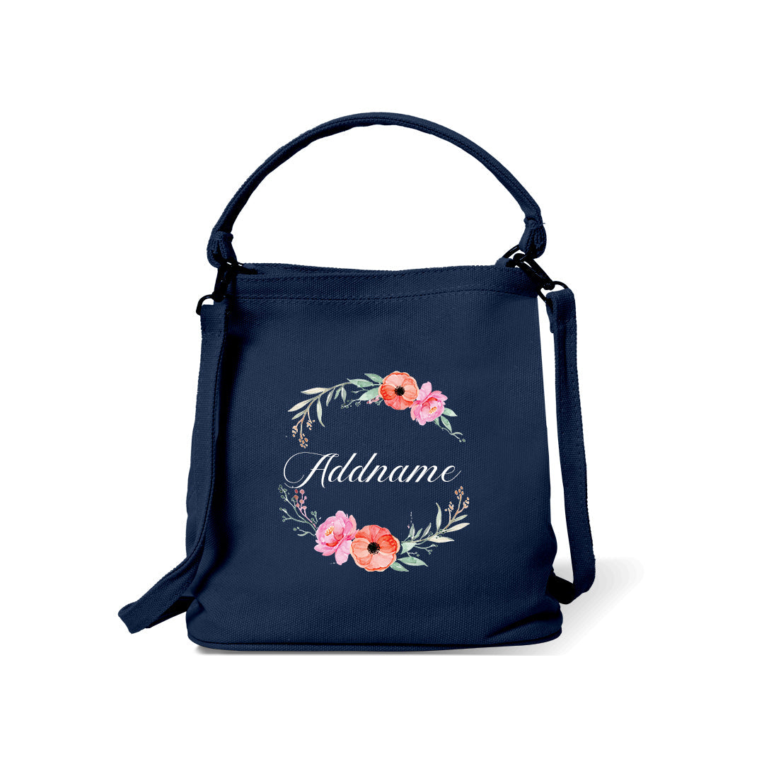 Flower Wreath With Leaves - Sofia Bag