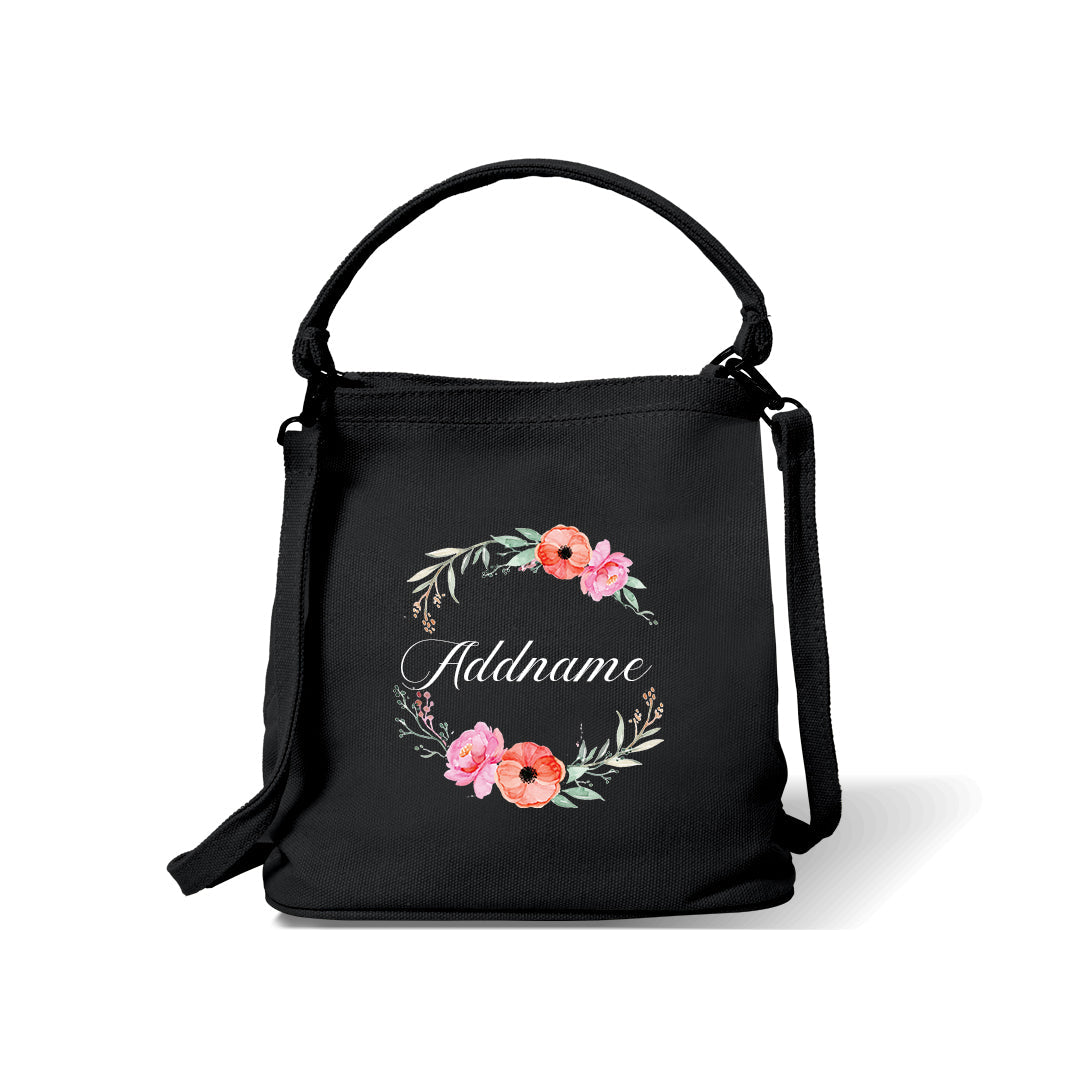 Flower Wreath With Leaves - Sofia Bag