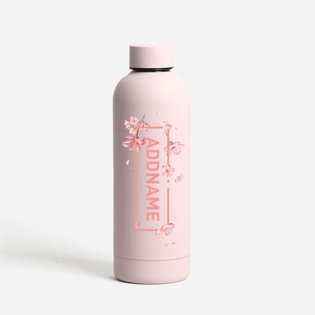 Sakura Series Mizu Thermo Water Bottle - Sakura Flower Light Pink